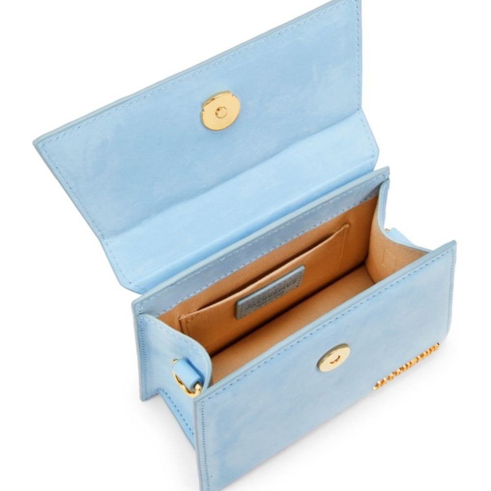 Jacquemus Blue Mini Bag with Circular Handle! Like new! With tagg inside! - Picture 6 of 11